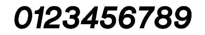 Athletics2023Trial ExtraBoldItalic Font OTHER CHARS