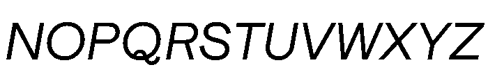 Athletics2023Trial Italic Font UPPERCASE