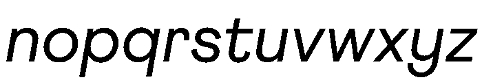 Athletics2023Trial Italic Font LOWERCASE