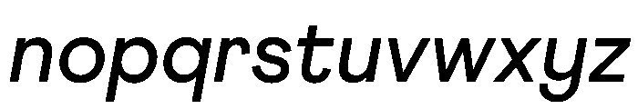 Athletics2023Trial MediumItalic Font LOWERCASE