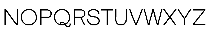 Athletics2023Trial Thin Font UPPERCASE