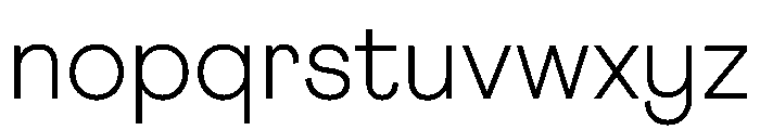 Athletics2023Trial Thin Font LOWERCASE