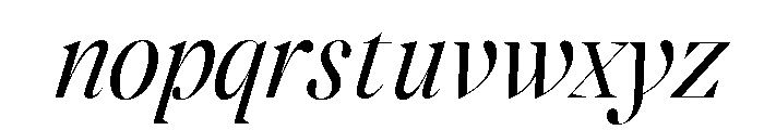 Atipo Sfizia Regular Italic 2 Font LOWERCASE