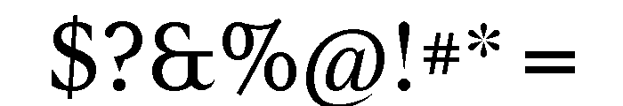 Atipo Sfizia Regular Font OTHER CHARS