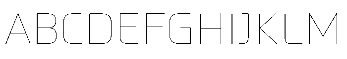 AtlasDL3.1AAA Thin Font UPPERCASE