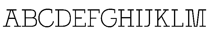 Attilio Regular Font UPPERCASE
