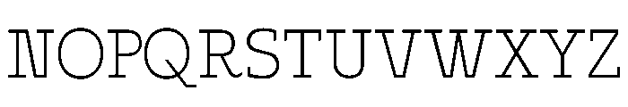 Attilio Regular Font UPPERCASE