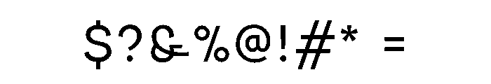 Atypical Light Font OTHER CHARS