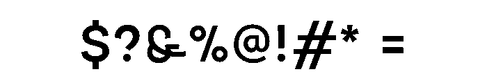 Atypical Font OTHER CHARS