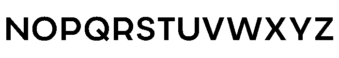 Atypical Font UPPERCASE