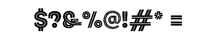 AtypicalInline Font OTHER CHARS