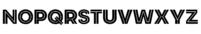 AtypicalInline Font UPPERCASE