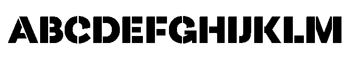 AtypicalStencil Bold FONT