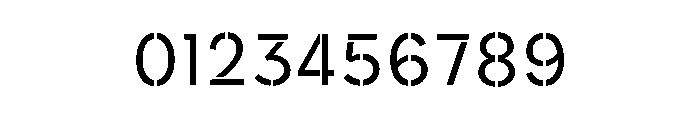 AtypicalStencil Light Font OTHER CHARS