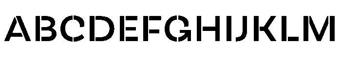 AtypicalStencil FONT