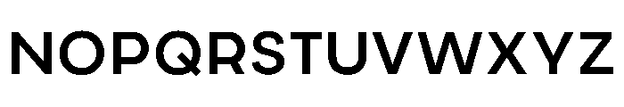 Atypical Font LOWERCASE