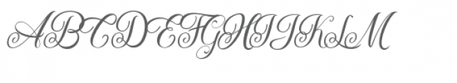 Athan Script Font UPPERCASE