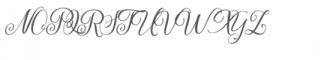 Athan Script Font UPPERCASE