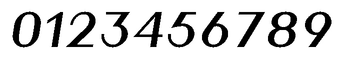 Athena Bold Italic Font OTHER CHARS