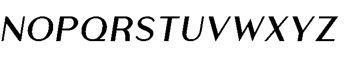 Athena Bold Italic Font UPPERCASE