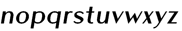 Athena Bold Italic Font LOWERCASE