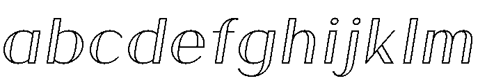 Athena Inline Italic FONT