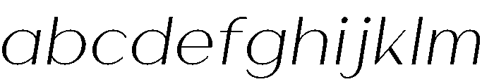 Athena Light Italic FONT