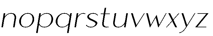 Athena Light Italic Font LOWERCASE