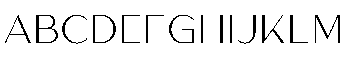 Athena Light Font UPPERCASE