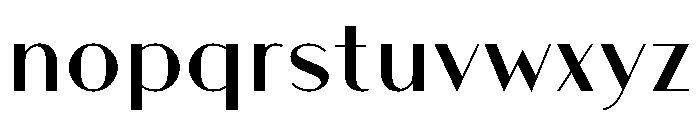 Athena Regular Font LOWERCASE