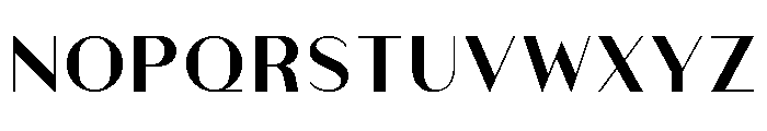 Athena Semi Bold Font UPPERCASE