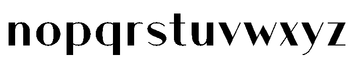 Athena Semi Bold Font LOWERCASE