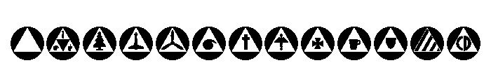 Atomica Regular Font UPPERCASE