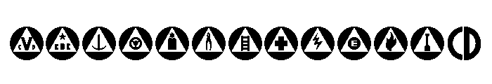 Atomica Regular Font UPPERCASE