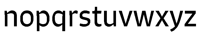 Auster Variable Regular Font LOWERCASE
