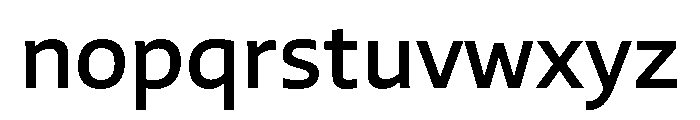 Auster Variable Semibold Font LOWERCASE