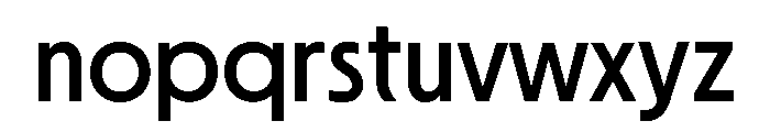 Autarchist Variable Regular Font LOWERCASE