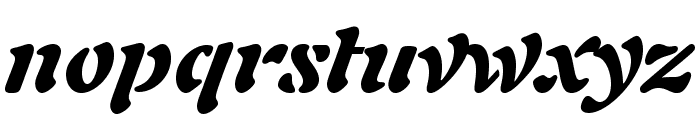 AuriolLTStd-BlackItalic Font LOWERCASE