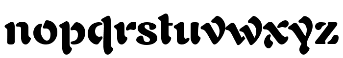 AuriolLTStd-Black Font LOWERCASE