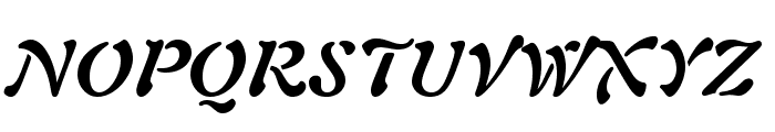 AuriolLTStd-BoldItalic Font UPPERCASE