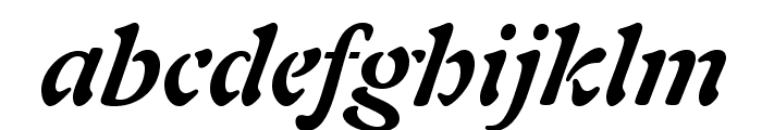 AuriolLTStd-BoldItalic Font LOWERCASE