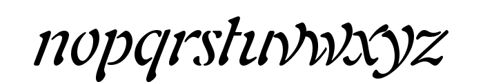 AuriolLTStd-Italic Font LOWERCASE