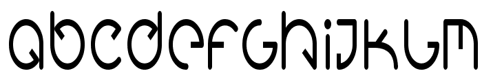 Auritra-CondensedRegular Font LOWERCASE