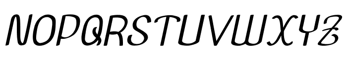 Aurivan-BoldItalic Font UPPERCASE