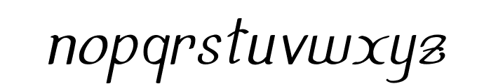 Aurivan-BoldItalic Font LOWERCASE