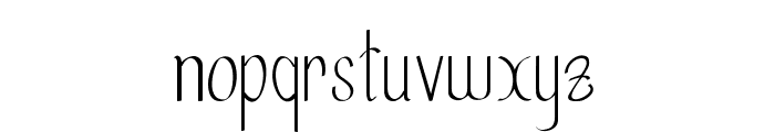 Aurivan-CondensedRegular Font LOWERCASE