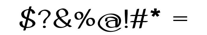 Aurivan-ExpandedBold Font OTHER CHARS