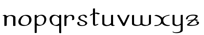 Aurivan-ExpandedBold Font LOWERCASE