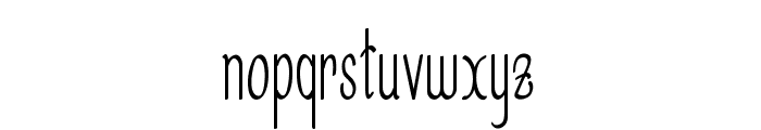 Aurivan-ExtracondensedBold Font LOWERCASE