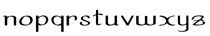 Aurivan-ExtraexpandedBold Font LOWERCASE